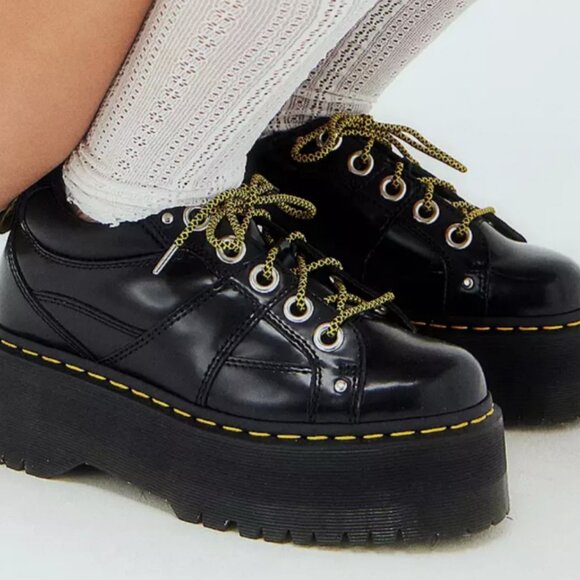 Black Platform Women's Shoes - Picture 5 of 16